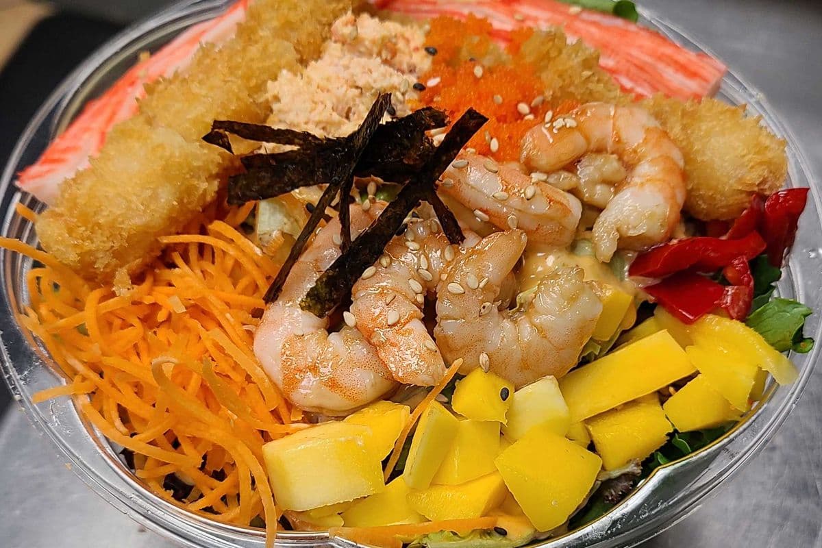 P2. Bol Poké Aux Crevettes Et Au Crabe / Shrimp and Crab Poke Bowl