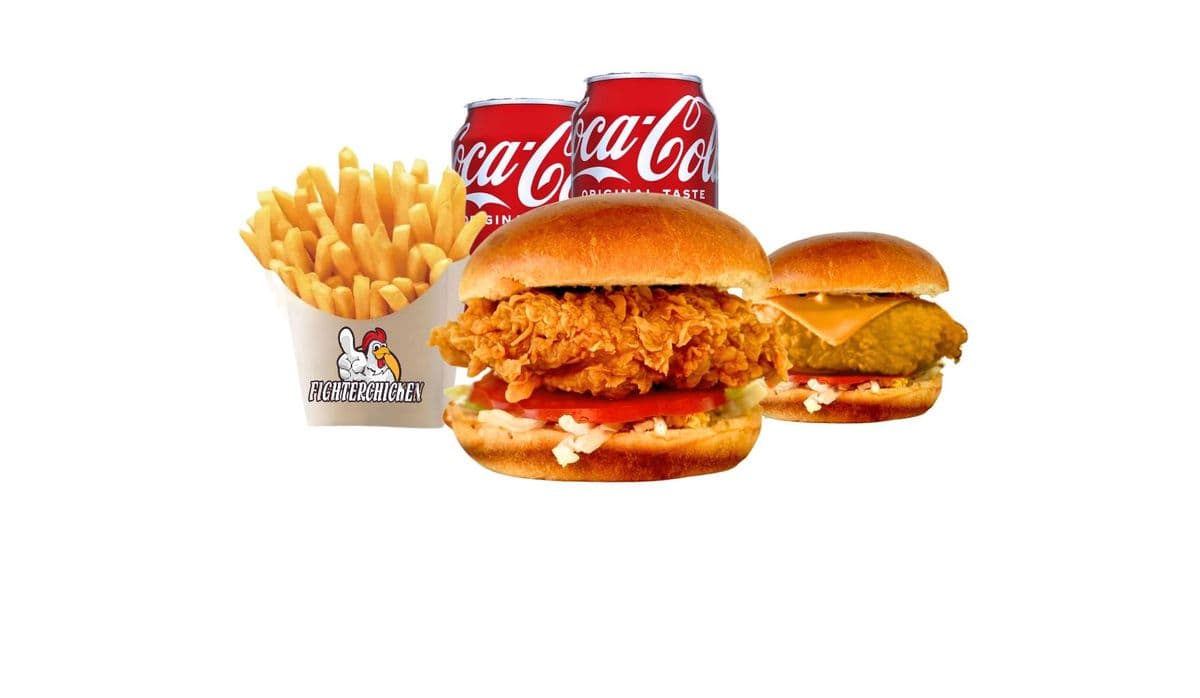 Crispy Chicken Burger & Fish Burger Combo