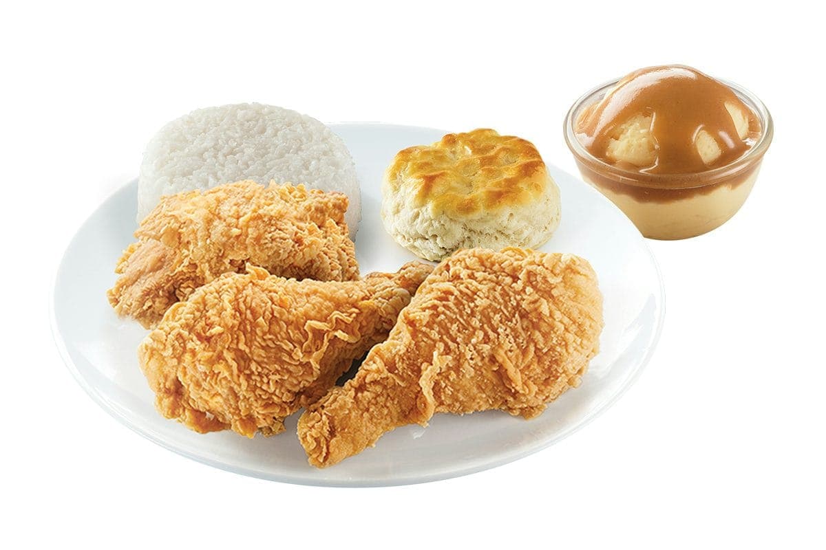 3pc Jolly Crispy Chicken w/ Biscuit + 2 Sides