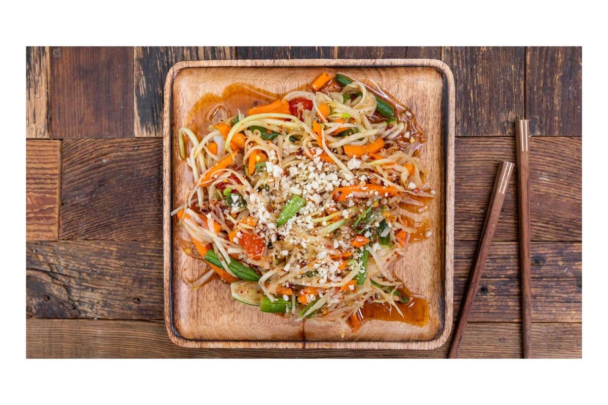 Spicy Green Papaya
