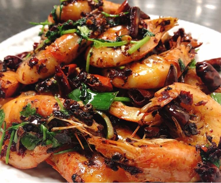Deep-Fried Shrimp with Spicy Sauce