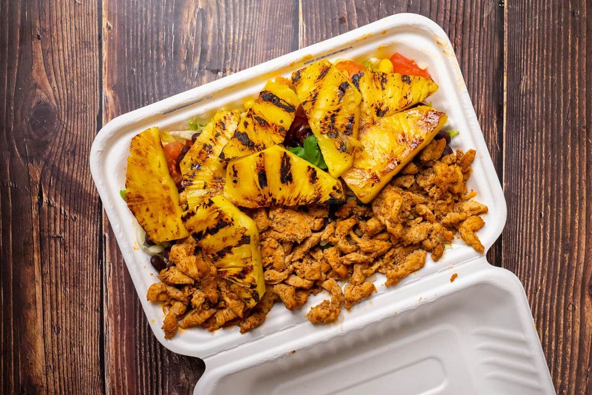 Grilled Pineapple Chicken Bowl