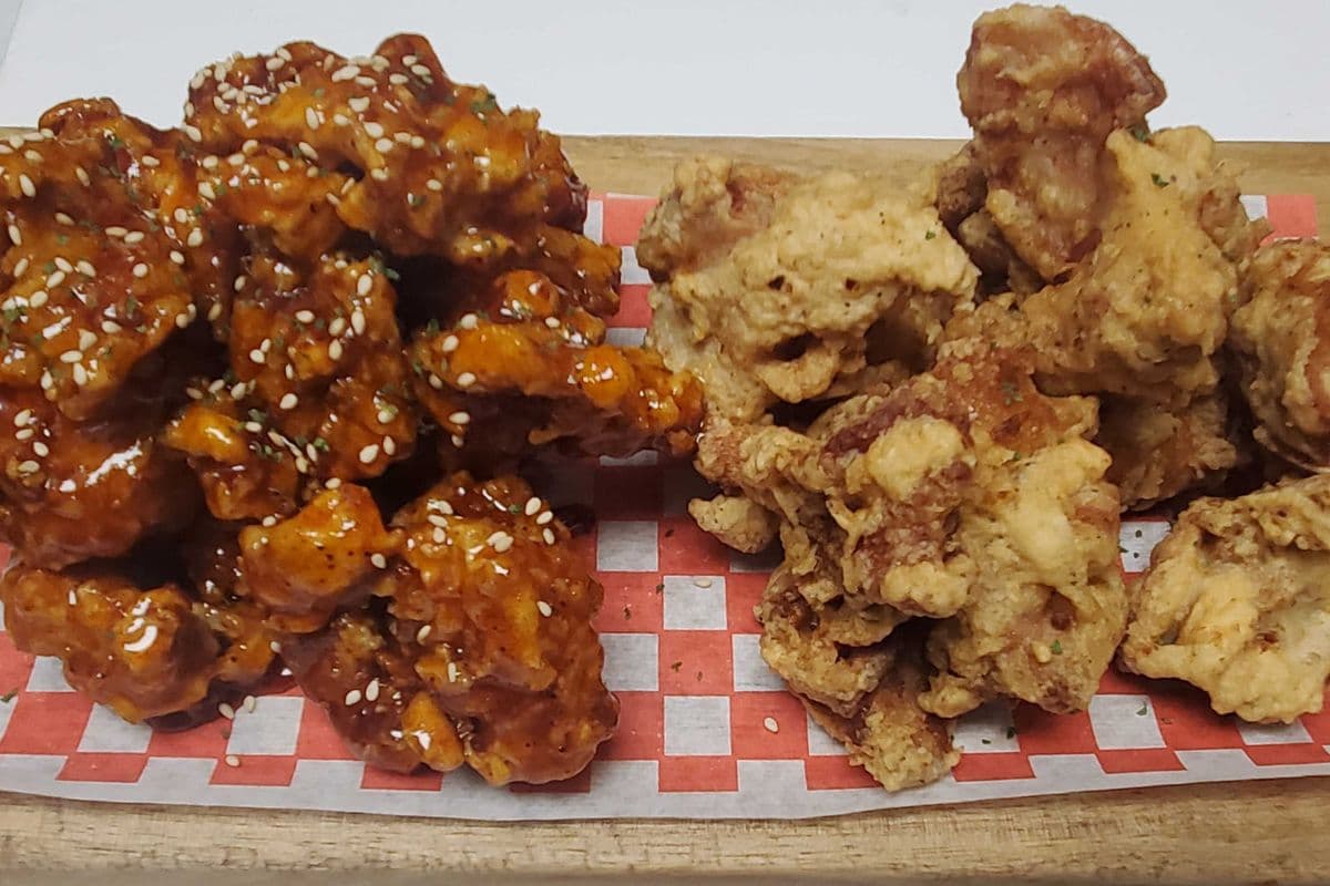 Half & Half Chicken (1/2 Fried & 1/2 Sweet Chili)
