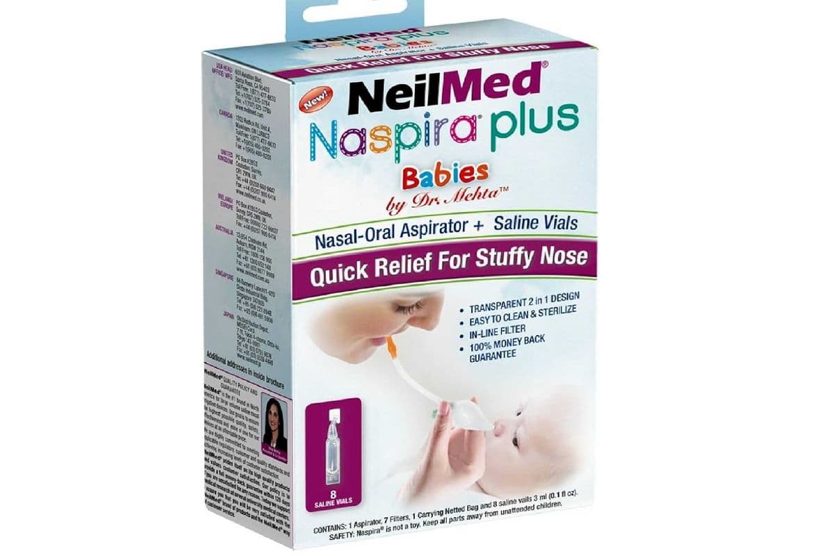 NEILMED NASPIRA ASPIRATOR BABIES AND KIDS 1 UNIT PACK (1 UNIT)