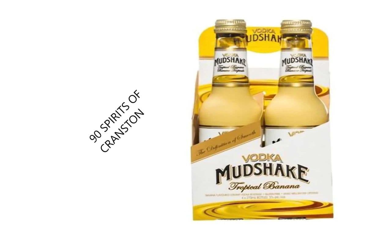 MUDSHAKE TROPICAL BANANA VODKA 4 BOTTLES (1 x 4x270ML)