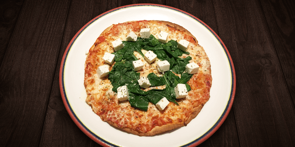 Pizza aux Épinards / Spinach Pizza
