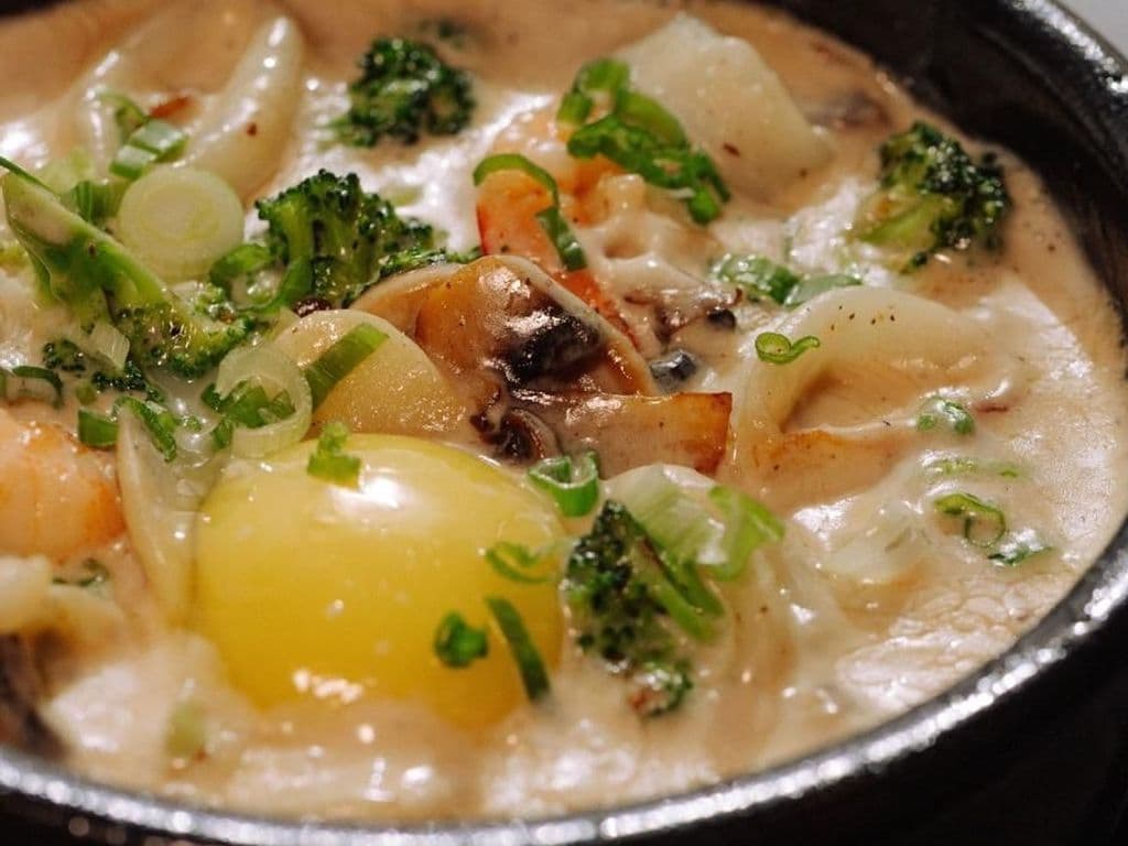 Carbonara Udon Seafood