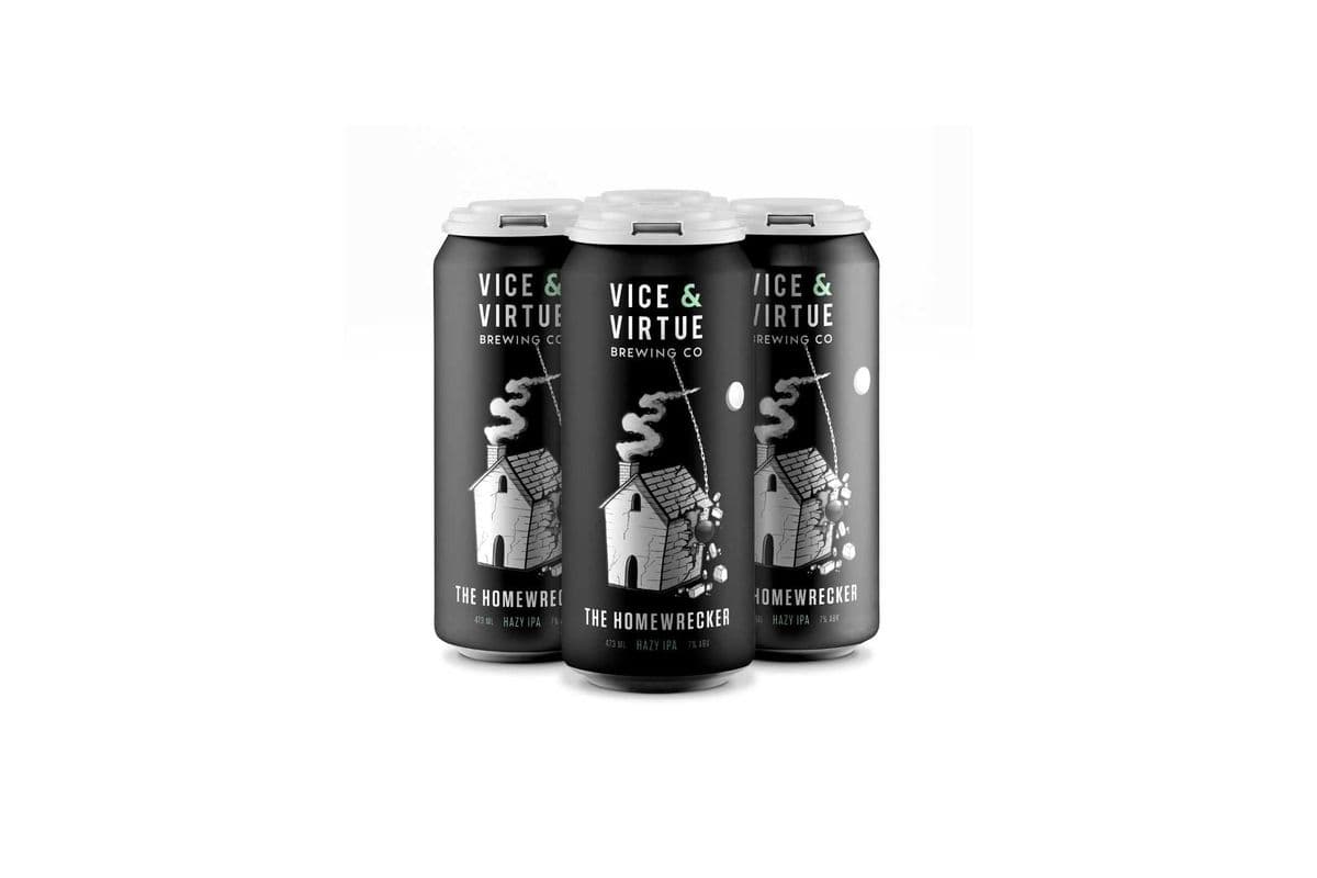 Vice & Virtue Homewrecker Hazy IPA (4 Cans) (4 x 473ml)