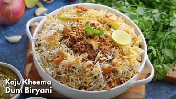 Goat Qheema Biryani