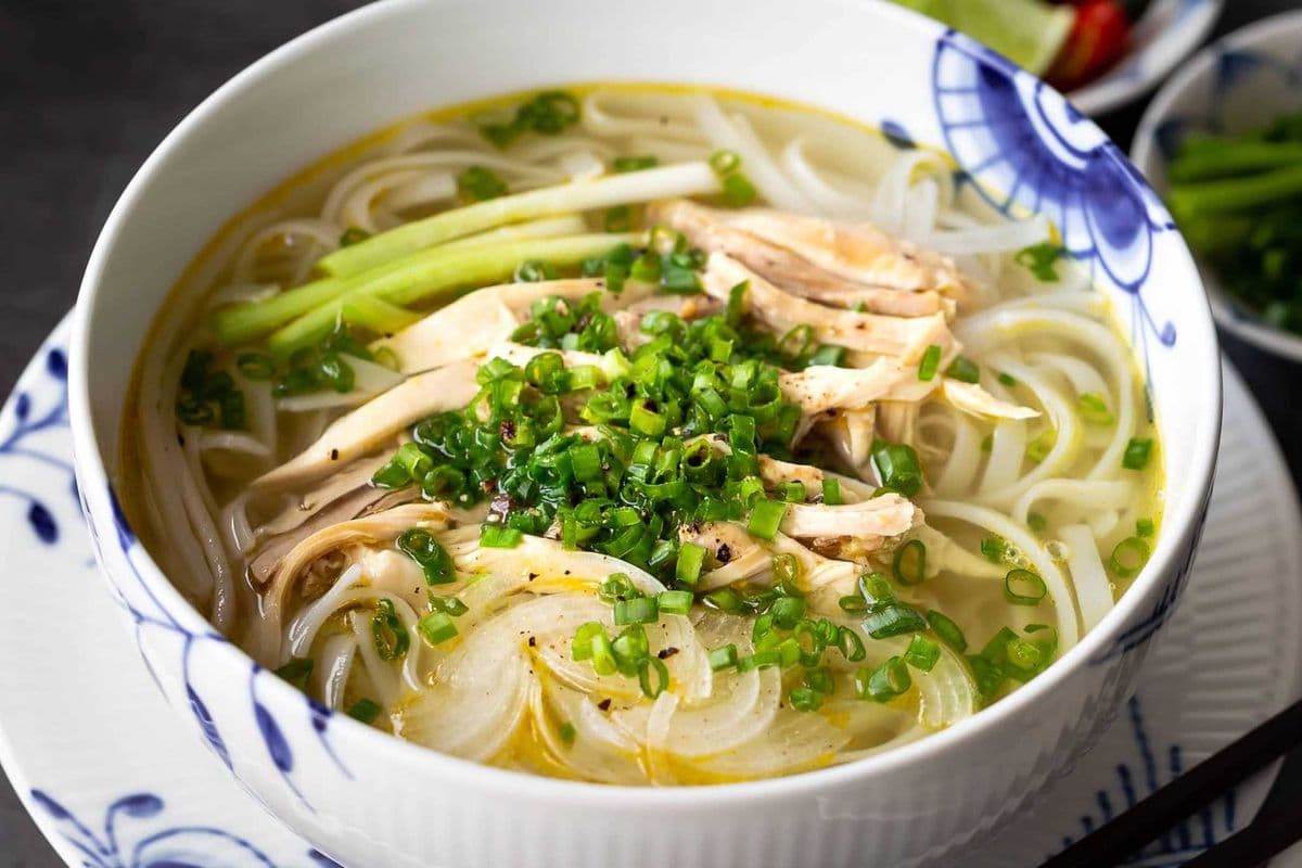2. Chicken Noodle Soup Deluxe Combo - Pho Ga