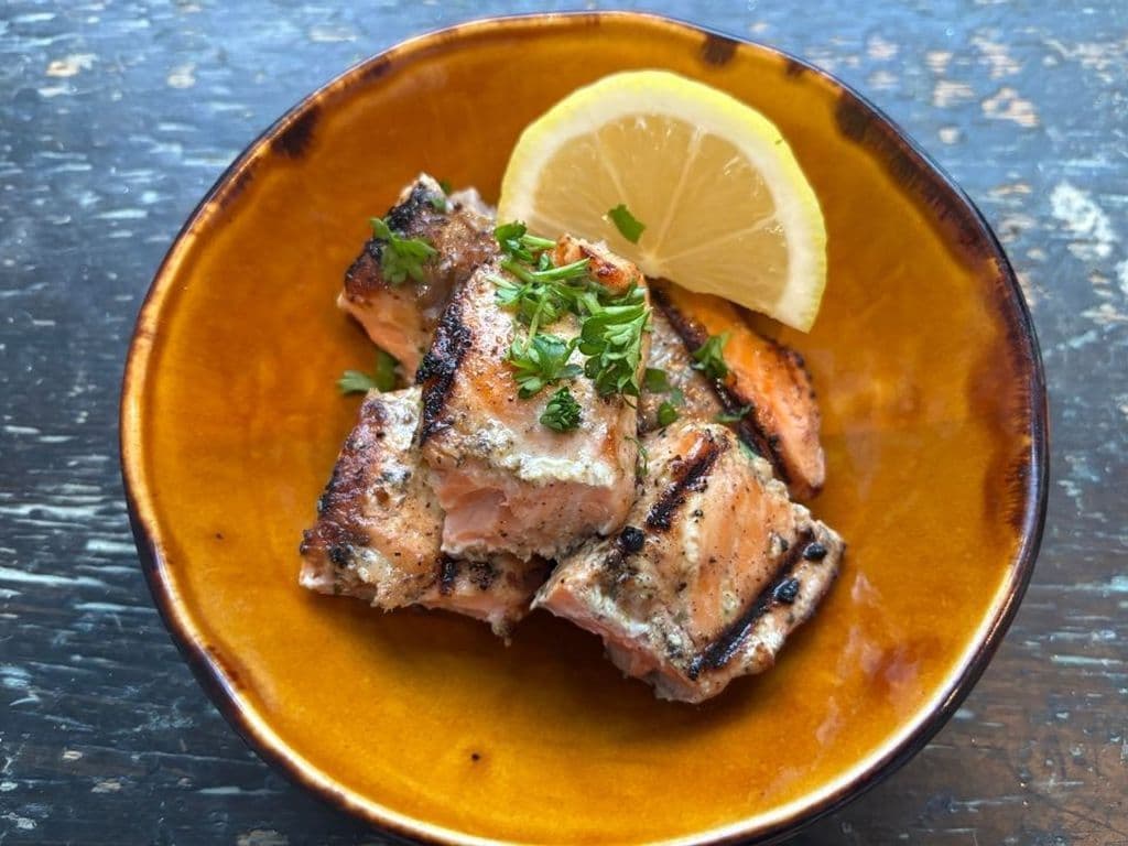 Salmon Skewer