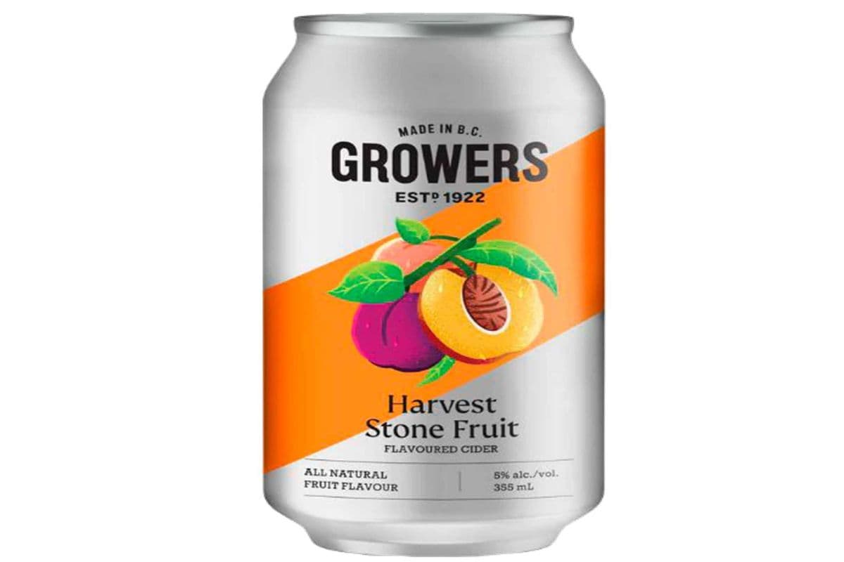 GROWERS HARVEST STONE FRUIT CIDER 6 CANS (6 x 355 ML)