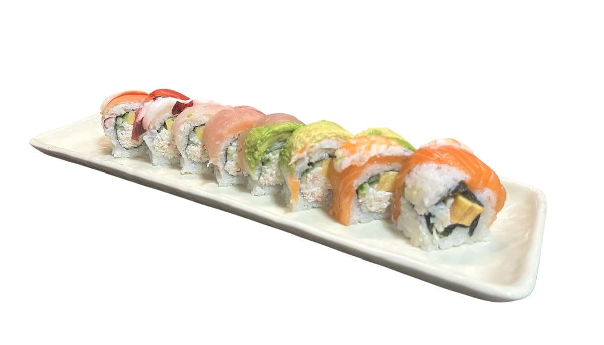 Sunset Rainbow Roll