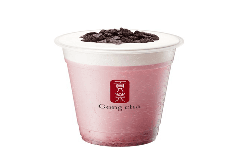 Strawberry Oreo Milk Tea / THÉ AU LAIT AUX OREO FRAISES