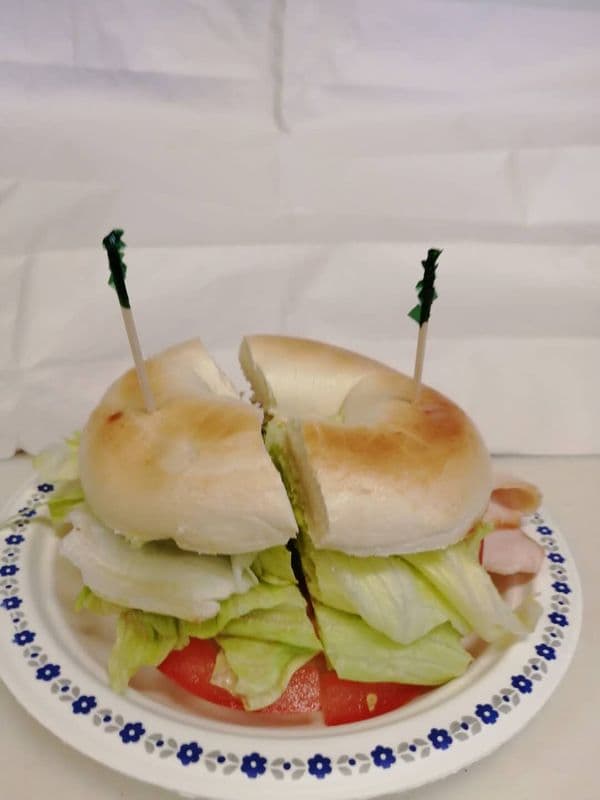 Roasted Chicken Bagel
