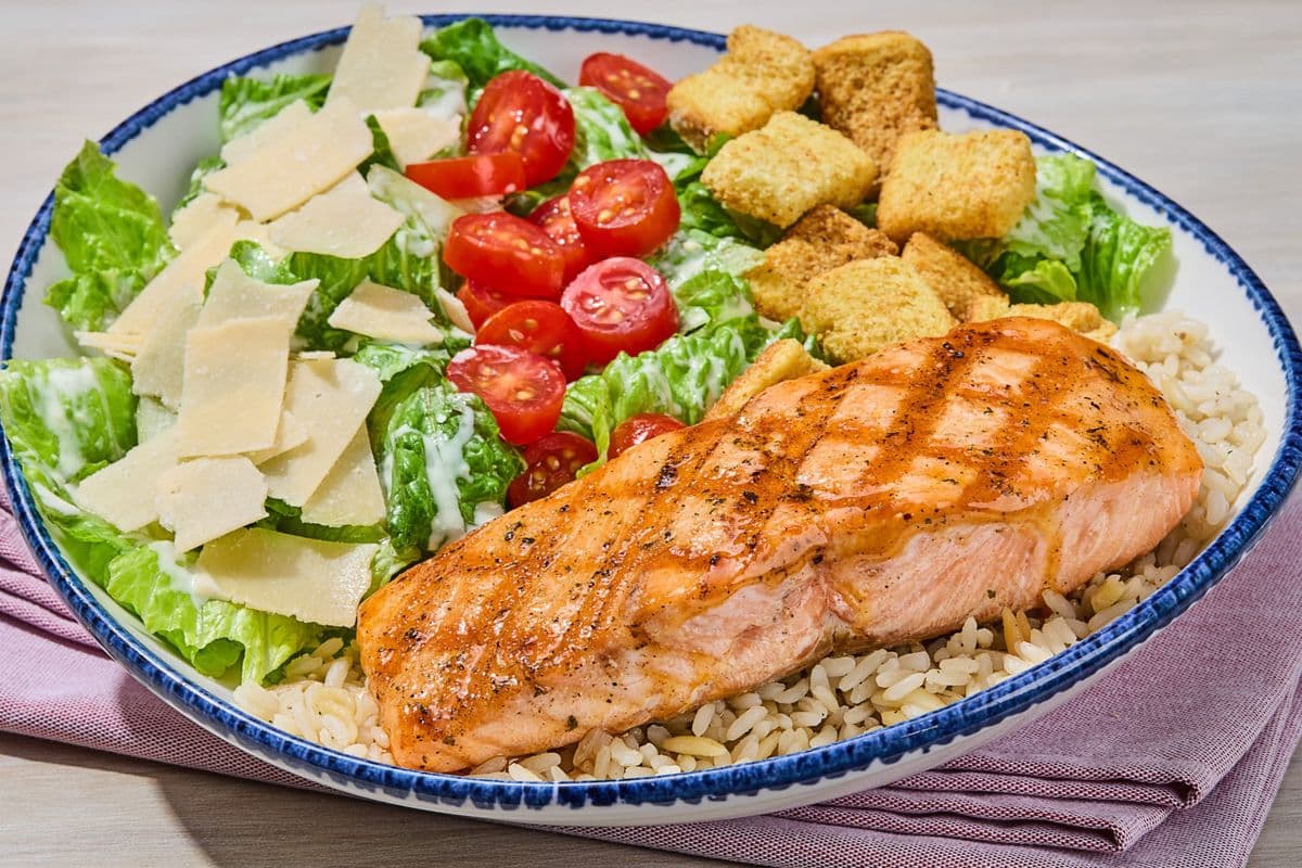 NEW! Salmon Caesar Bowl