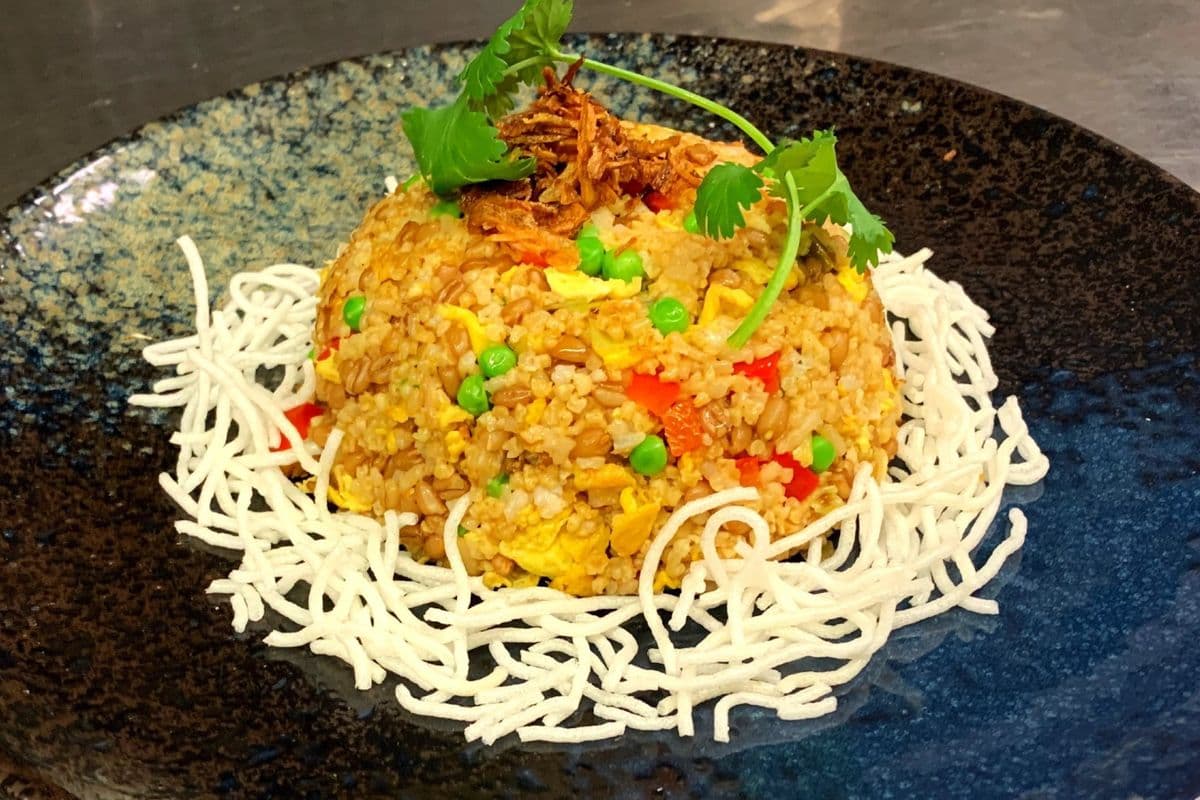 Wok-Fried Millet and Faro