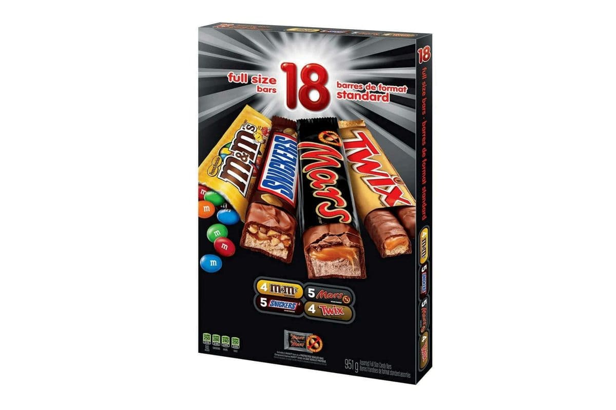 Chocolate Bar Variety Pack (18 Count) (951g)