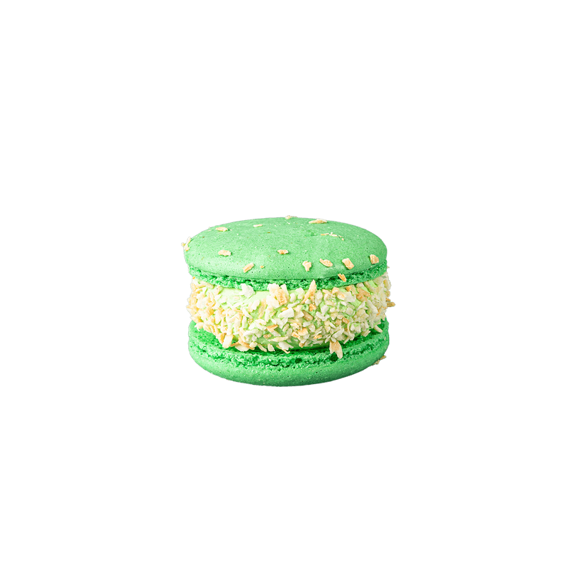Pandan Coconut Korean Macaron