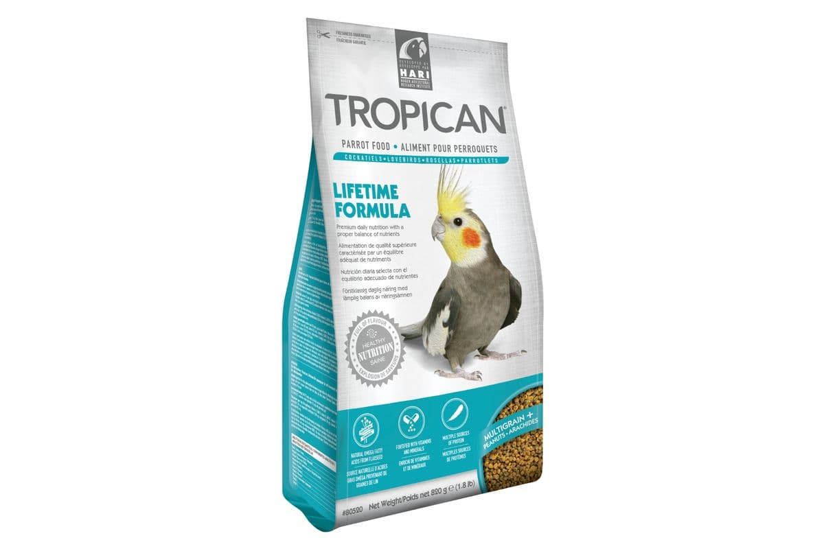 Hagen Tropican Lifetime Formula Granules - Cockatiels (1.8 lbs)