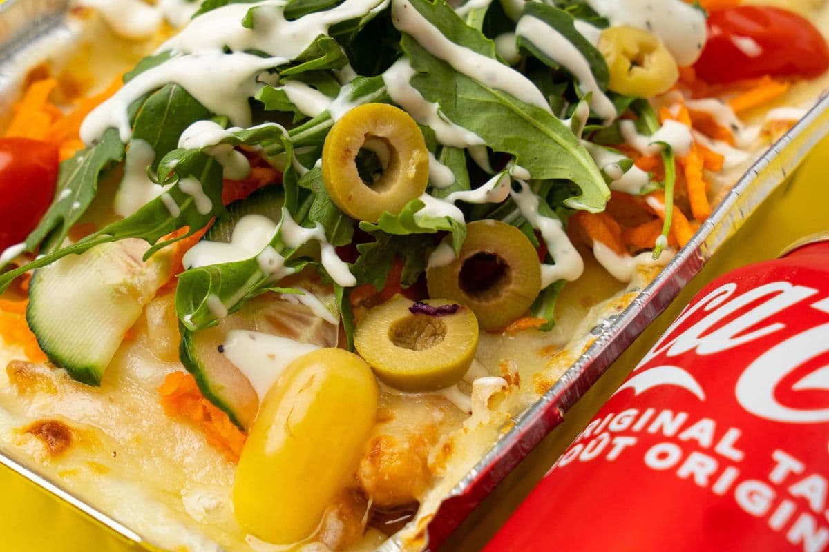 Petit Kapsalon et boisson / Small Kapsalon and Drink