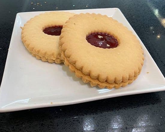 Biscuit sablé aux fraises / Strawberries Shortbread Cookie