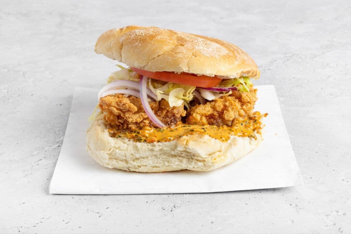 Shrimp Po'boy Sandwich
