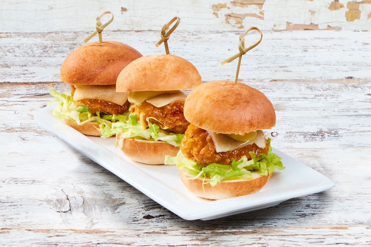 Chicken Sliders / Mini sandwichs au poulet