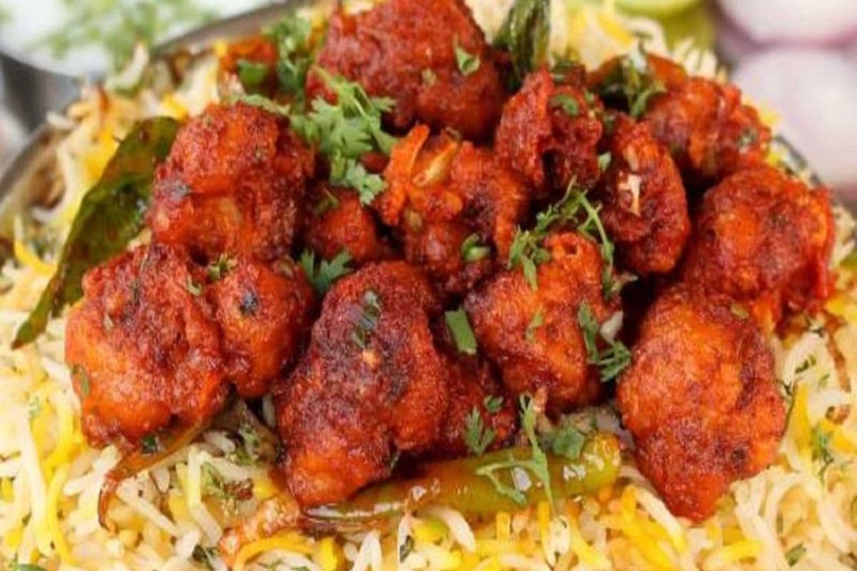 CHICKEN-65 BIRYANI (Boneless, Spicy, Halal)