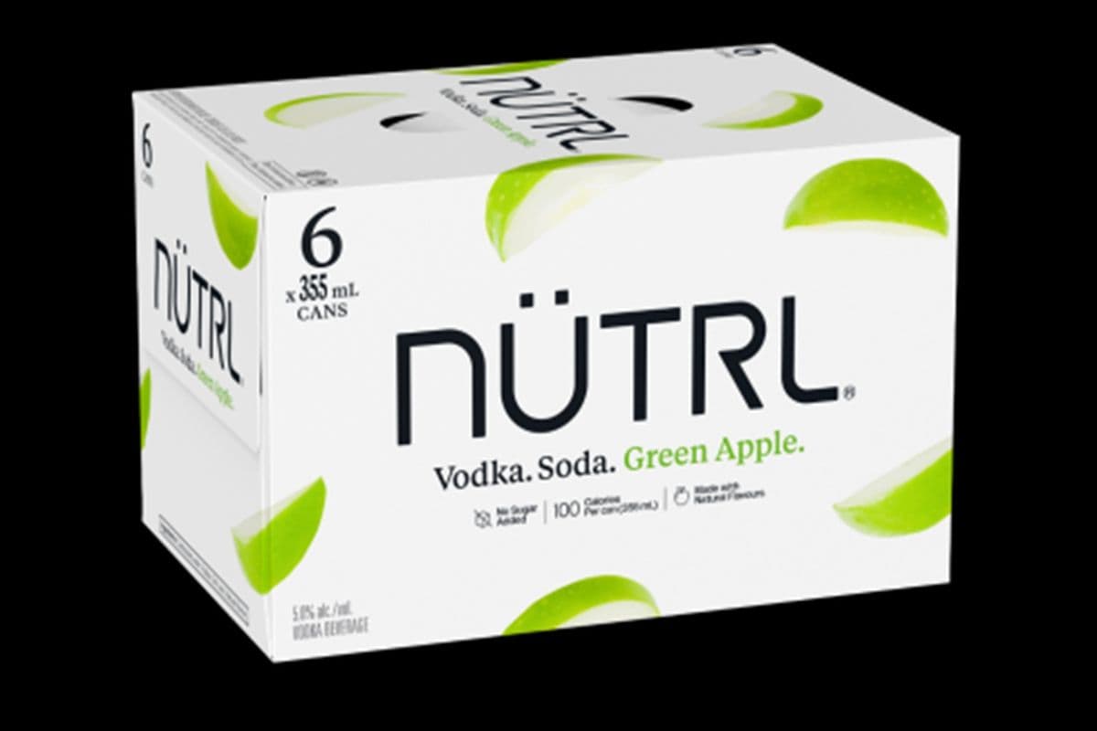 Nutrl 5 Vodka Green Apple (6 x 355 mL)