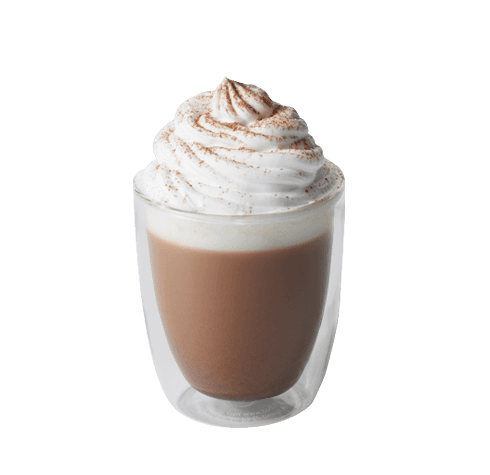 Dark Chocolate Hazelnut Latte