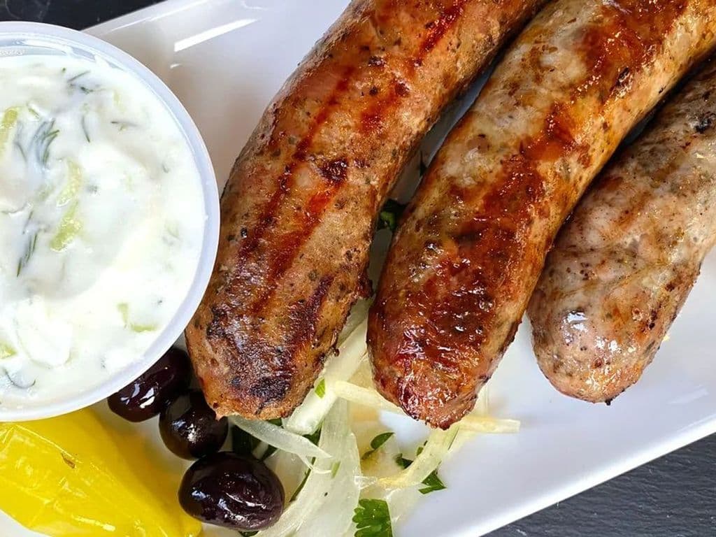 Loukaniko Grillé Assiete / Grilled Loukaniko Plate