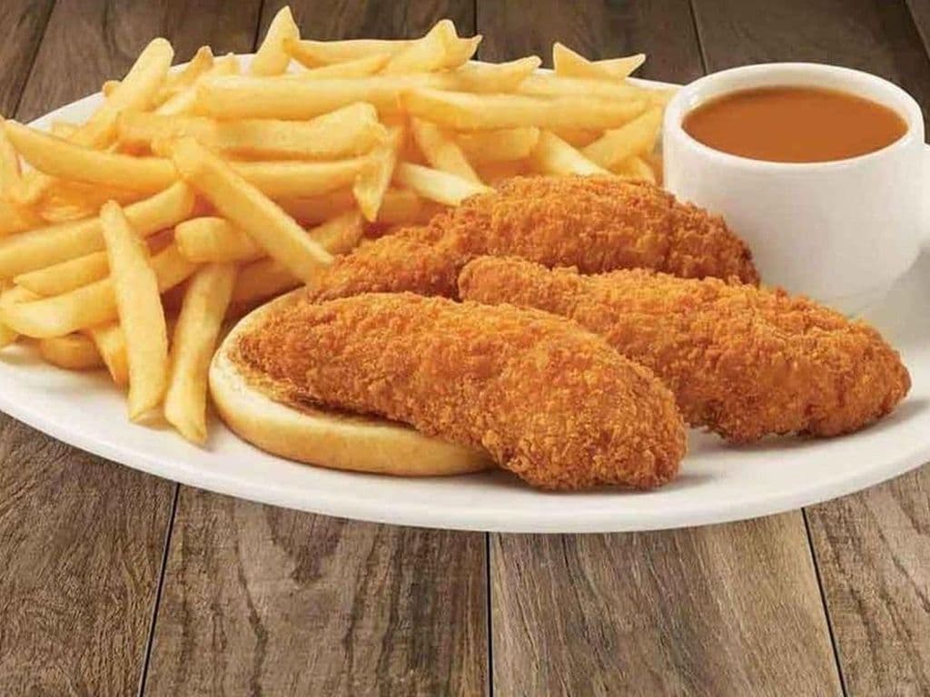 3 filets de poitrine de poulet croustillants / 3 Crispy Chicken Breast Fillets