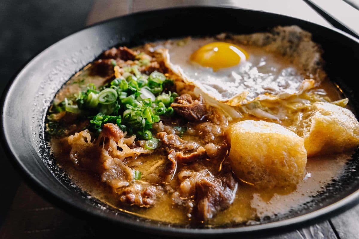 Snow Beef Udon Soup