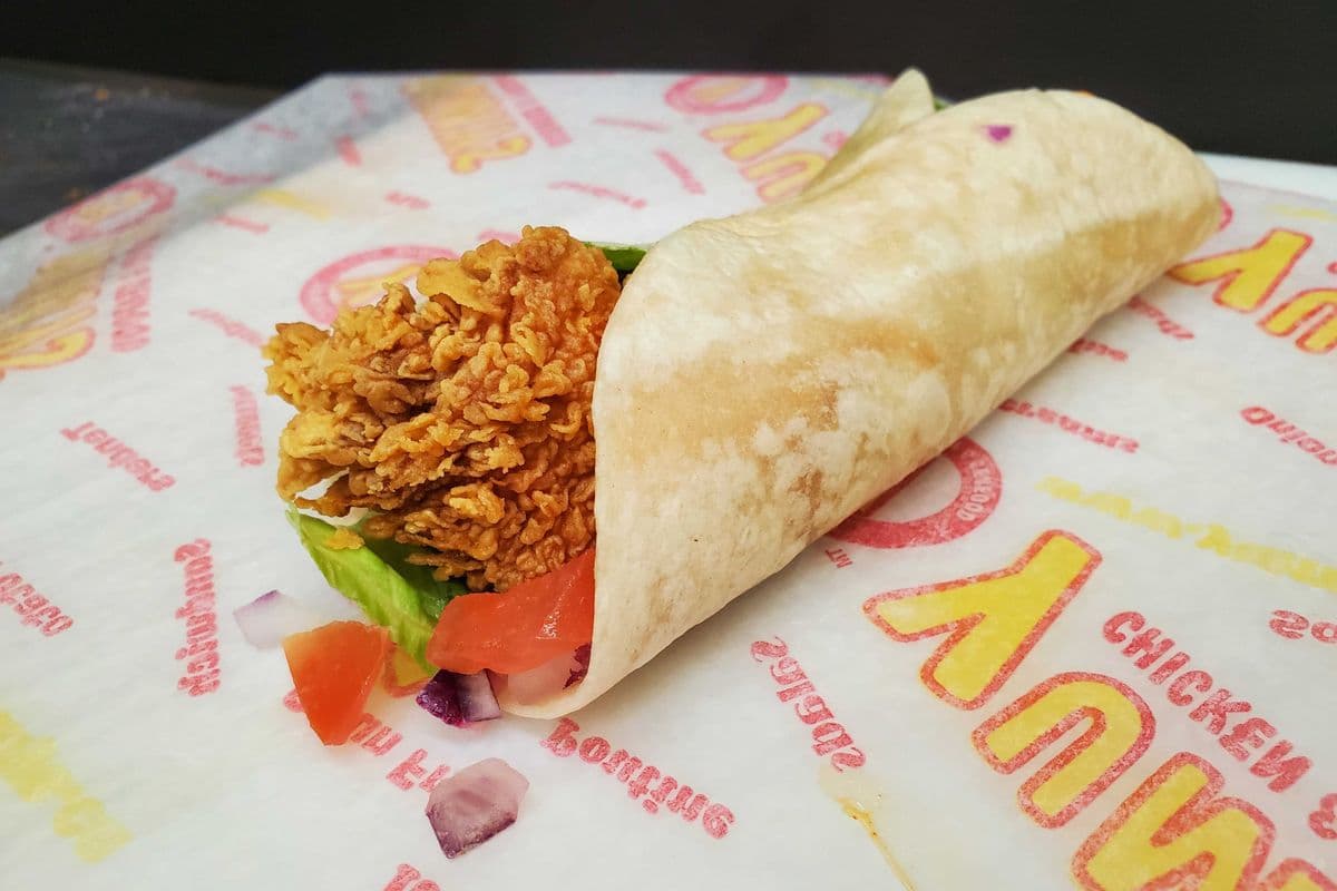 Loaded Chicken Wrap