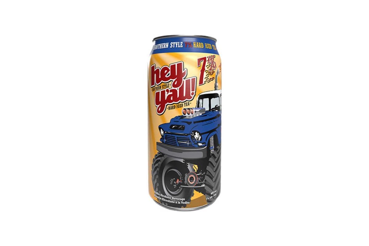 Hey Yall 7% Iced Tea (458ml) (1 x 458ml)