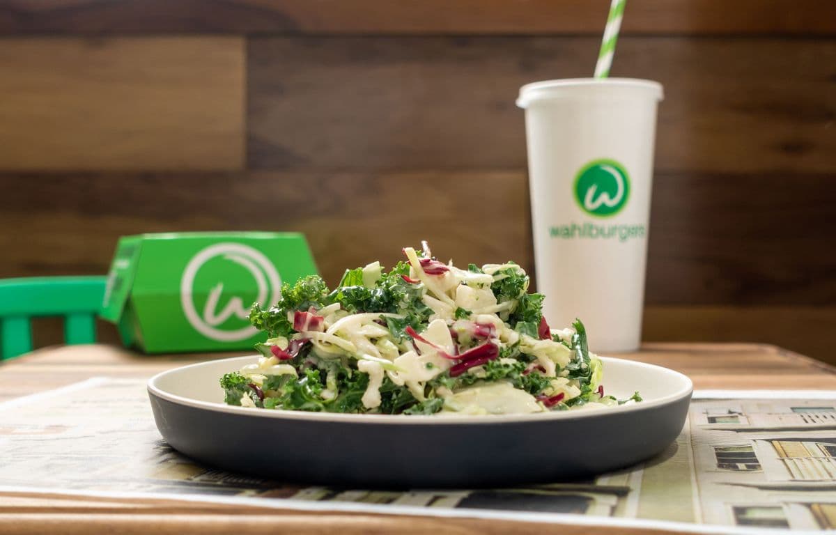 Entree Kale and Brussels Sprout Slaw