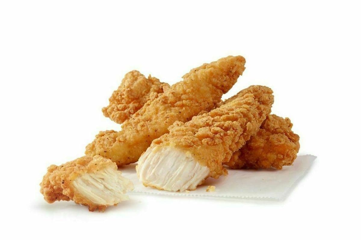 3-Piece Classic Chicken Strips. (Cals: 480-640)