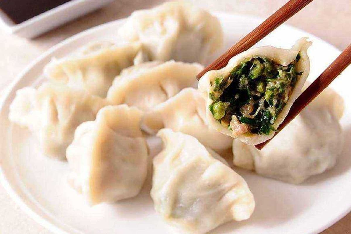 11. Pork, Leek and Cabbage Dumpling (韭菜猪肉水饺)