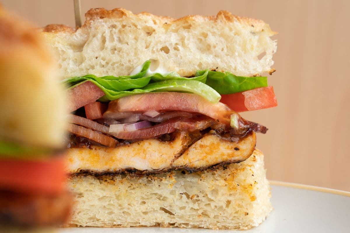 Focaccia Chicken Club