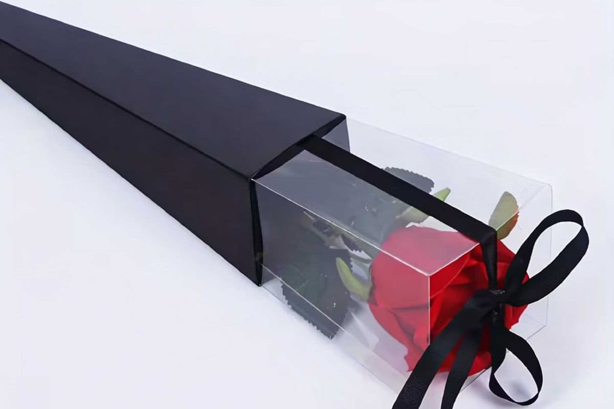 Single Rose - Black