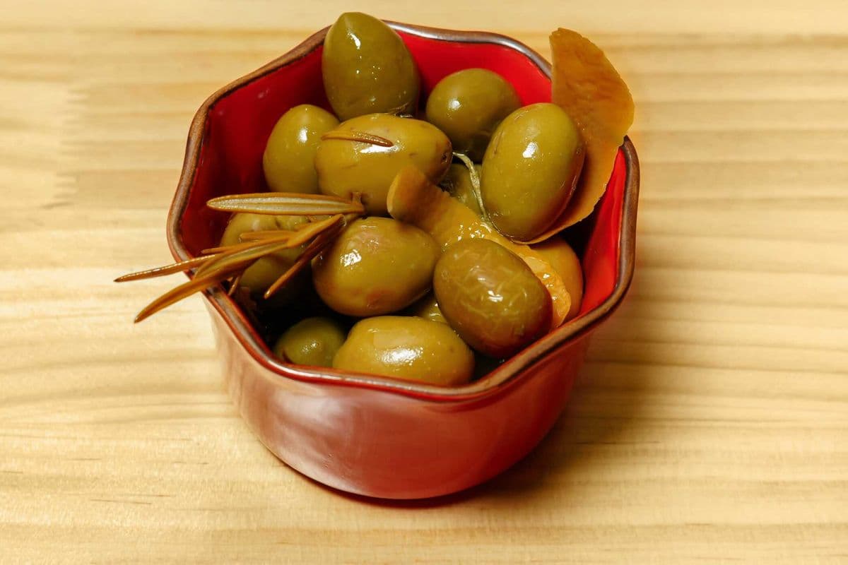 Citrus-Garlic Confited Olives