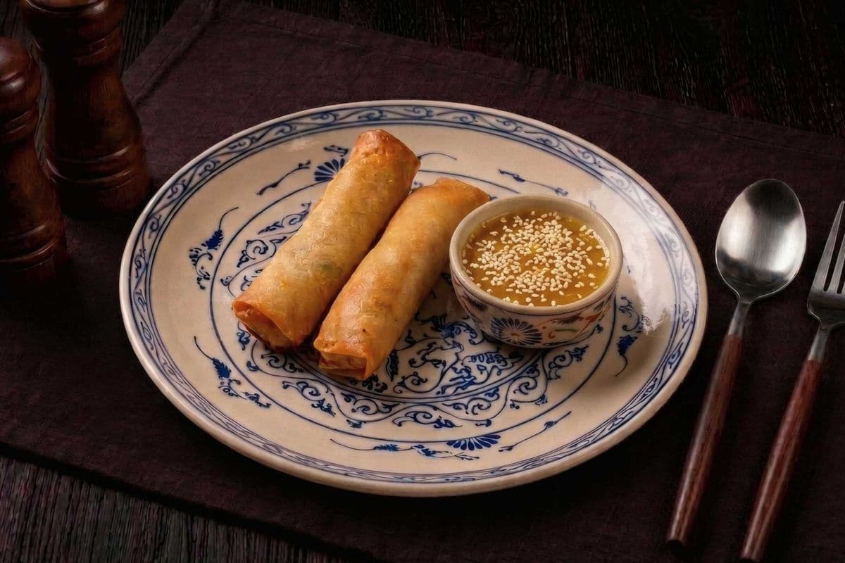 2C. Vegetable Spring Roll (1 pc)