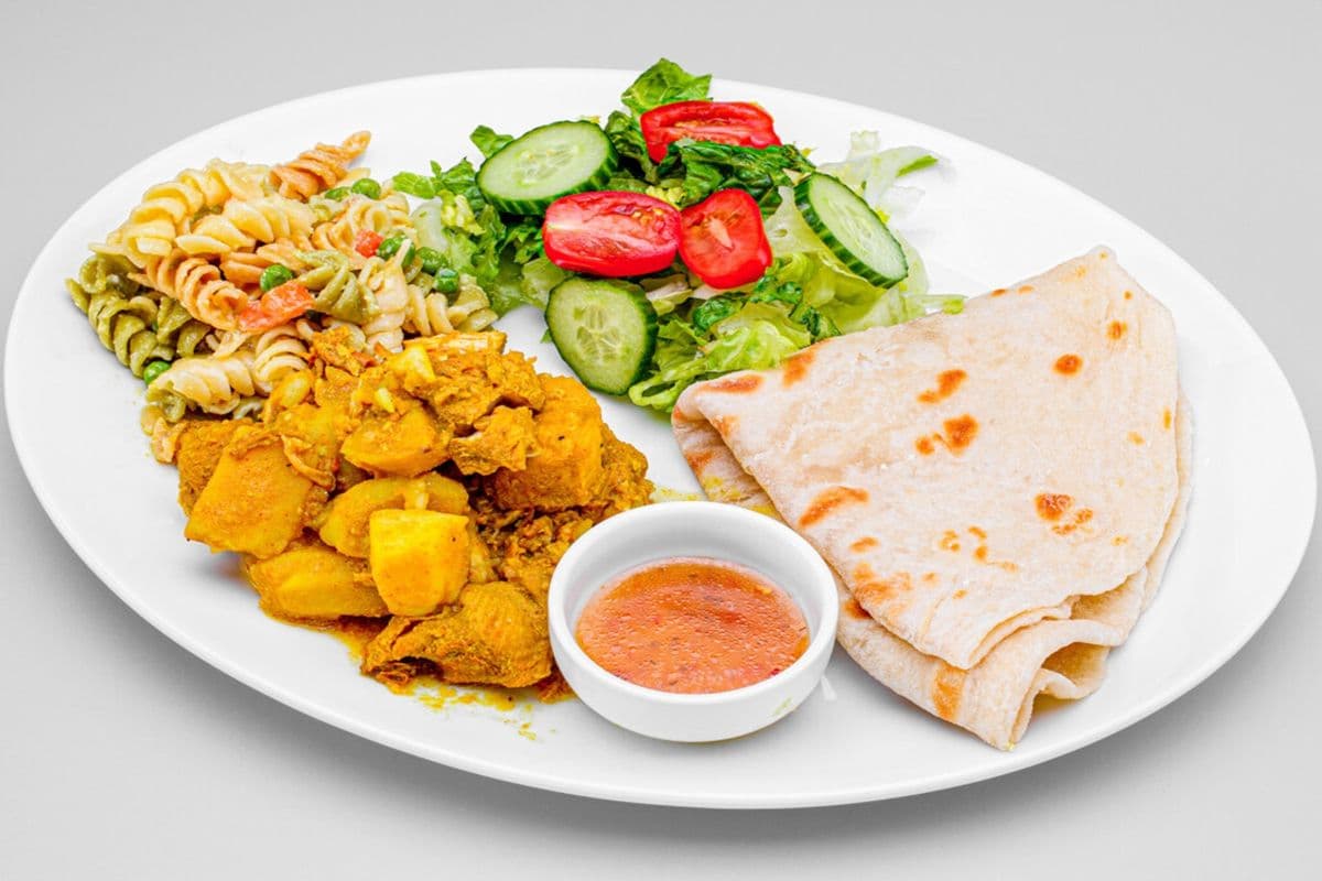 Curry Chicken Roti
