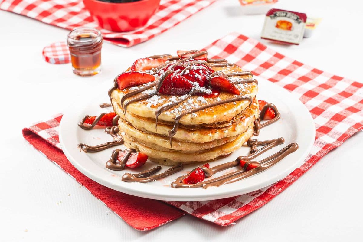 Nutella Strawberry Pancake