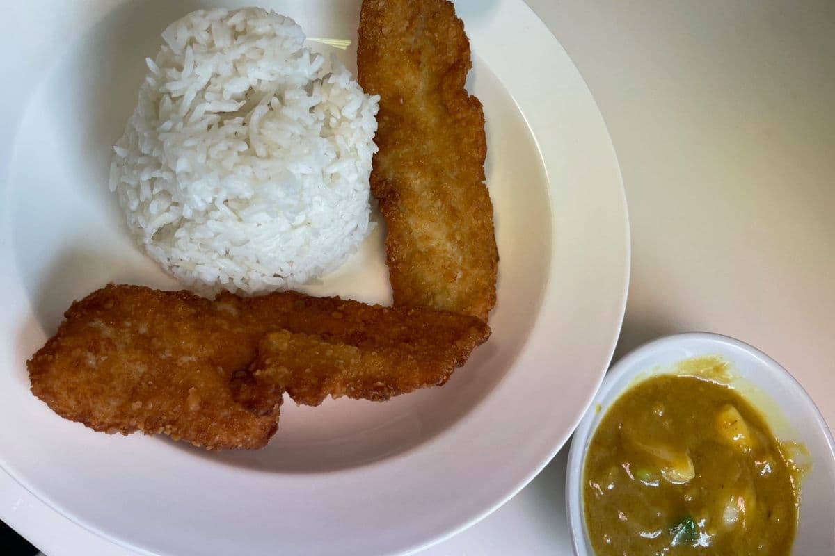 CF - Cutlet Fish Fillet Curry with Rice / 咖喱吉列魚柳飯