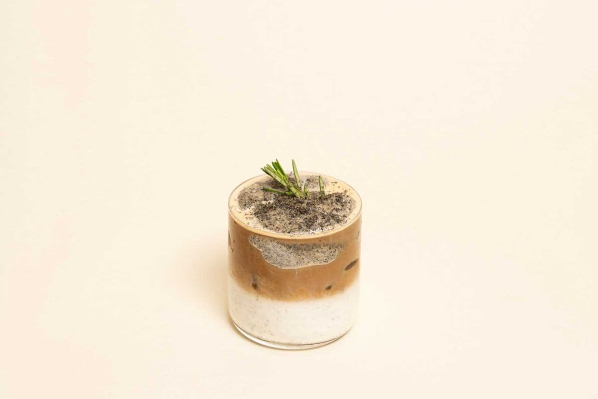 Black Sesame Coffee Latte