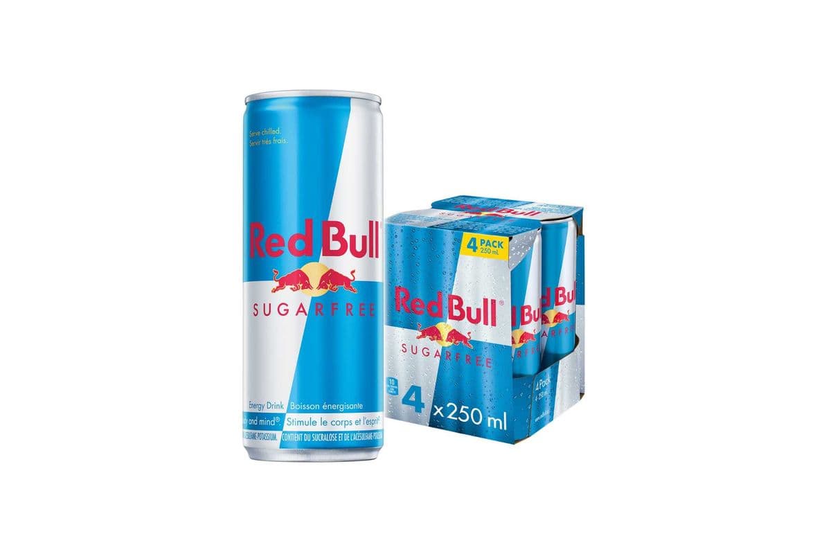 Red Bull Sugar Free Pack (4 * 250 ml)