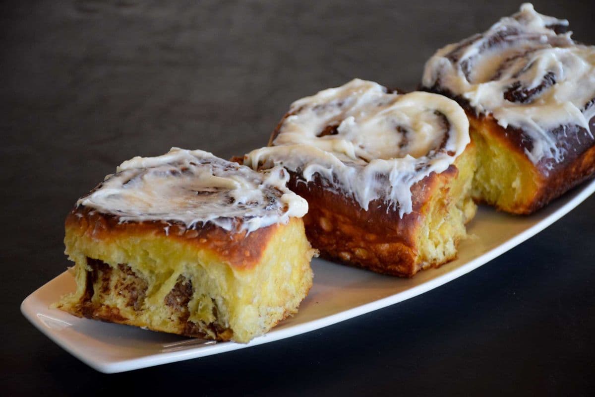 Cinnamon Buns With Cream Cheese Icing