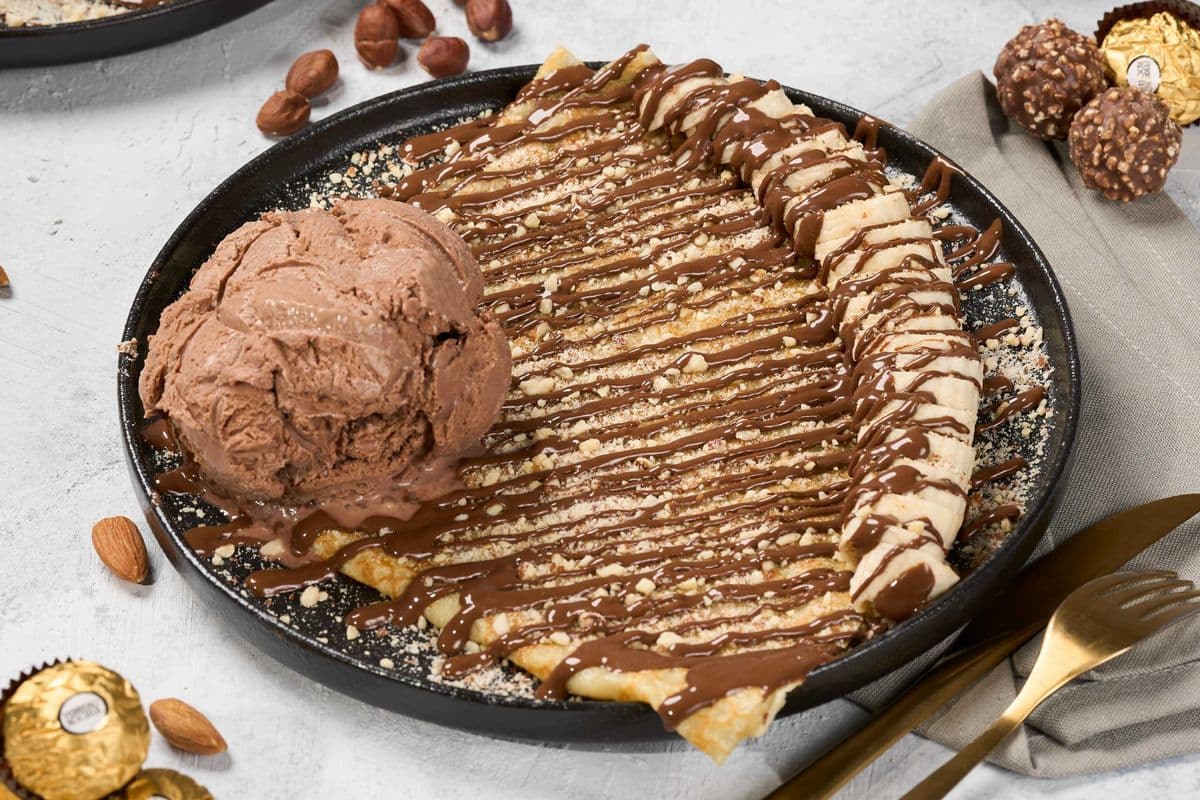 Banana Split Delight Crepe